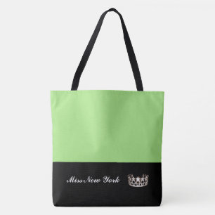 Miss USA Silver Crown Tote Beutel Große Apple