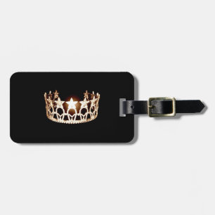 Miss USA Style Crosshuffegel Tag Gepäckanhänger