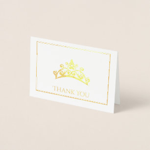 Miss USA Style Pageant Foil Tiara Mini Card Folienkarte