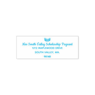 Miss USA Style Pageant Rubber Briefmarke Permastempel