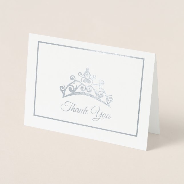 Miss USA Style Pageant Silver Foil Tiara Card Folienkarte (Vorderseite)
