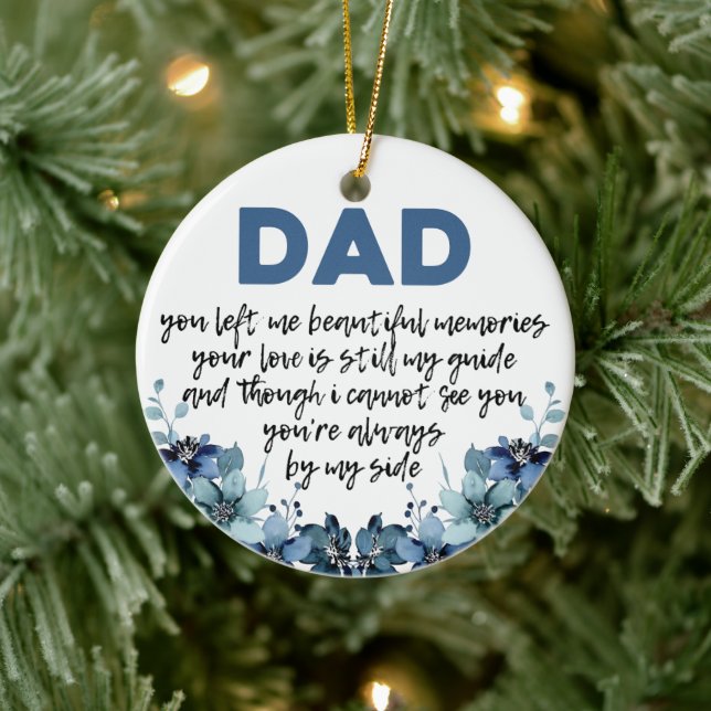 Miss Vater im Gedenken an den Vater Keramik Ornament (Baum)