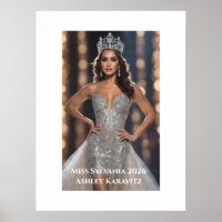Miss-Wettbewerb-Personalisiertes-Portrait-Plakat