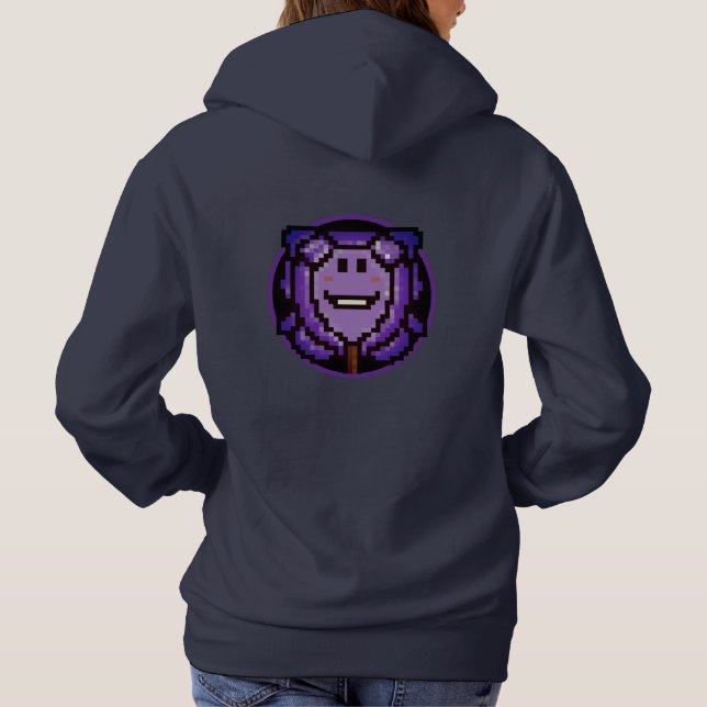 Miss Wolfy Back Sweater Hoodie (Rückseite)