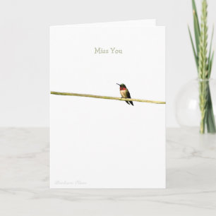 Miss You: leer innen Karte