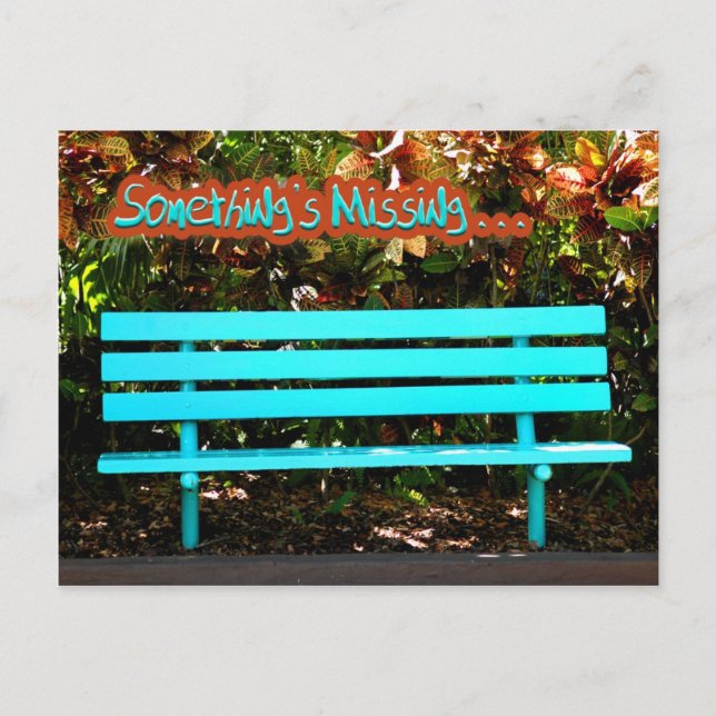 Miss You Postcard Postkarte (Vorderseite)