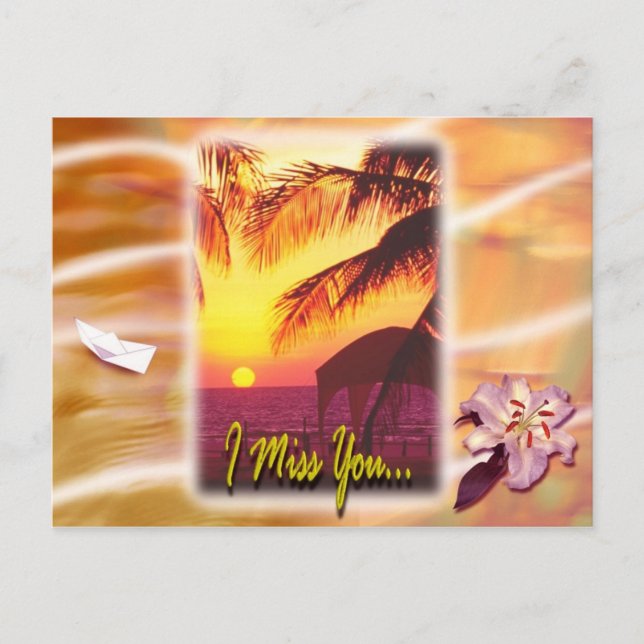 MISs You Postcard Postkarte (Vorderseite)