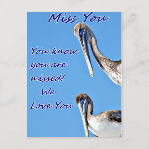 Miss You_ Postkarte