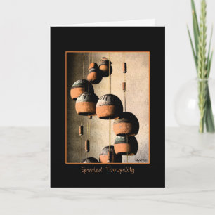 Miss You Spired Wind Chimes Still Life Foto Karte