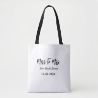 Miss zu Mrs. Brautparty stylish simple add name