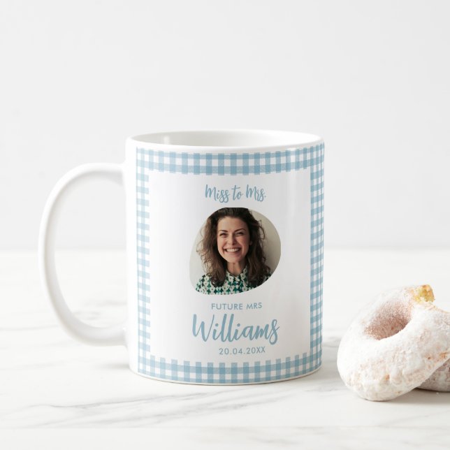 Miss zu Mrs Future Mrs Modern Boho Kaffeetasse (Mit Donut)