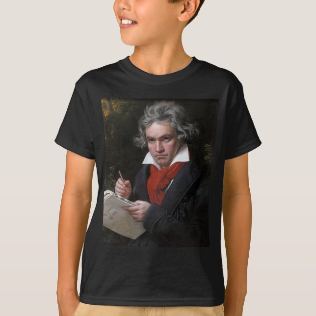 Missa Solemnis: Ludwig Beethoven Klassische Musik T-Shirt (Vorderseite)