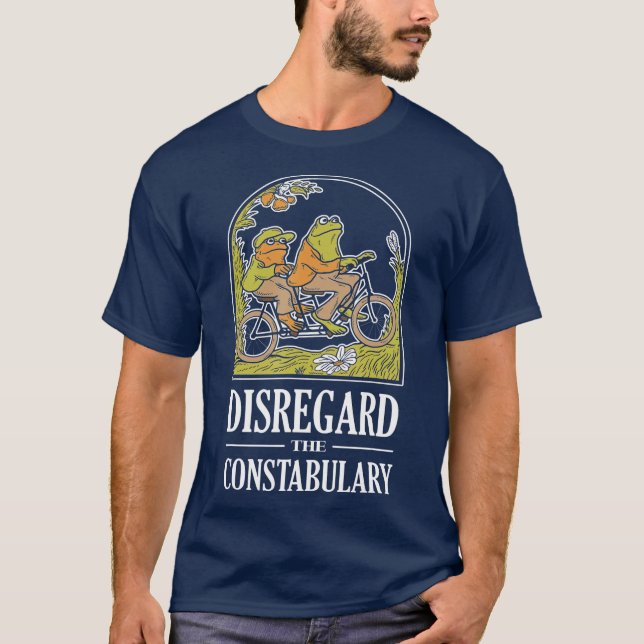 Missachtung des konstabulären Funny Frog Meme T-Shirt (Vorderseite)