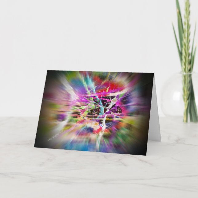 "Missbrauch der Farbe" Karte (Vorderseite)