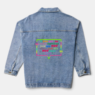 Missbrauch Survivor Jeansjacke