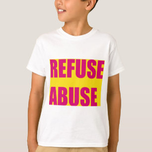 Missbrauch verweigern T-Shirt