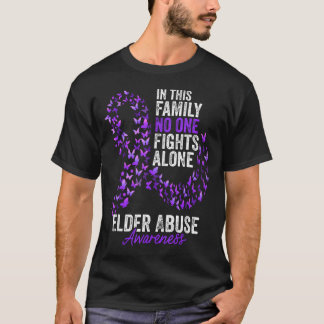 Missbrauchsaufklärungsmonat Schmetterlinge Lila T-Shirt