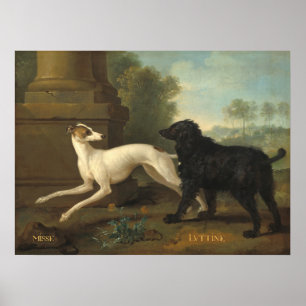 Misse und Luttine - Jean-Baptiste Oudry Fine Art Poster