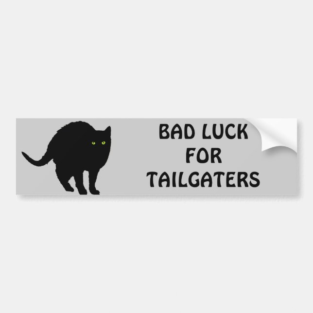 Missgeschick für Tailgaters Autoaufkleber (Vorne)