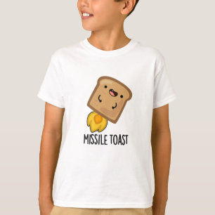 Missile Toast Funny Mistletoe Puns T-Shirt