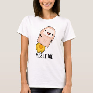 Missile Toe Funny Mistletoe Pun T-Shirt