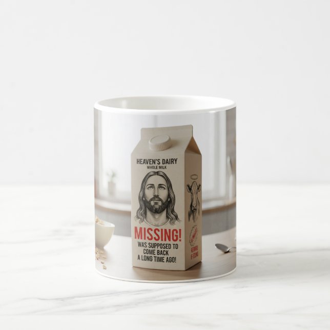 Missing Jesus Kaffeetasse (Mittel)