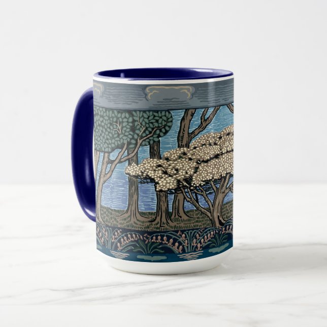 Mission, Arts & Crafts May Tree by Walter Crane Tasse (Vorderseite Links)