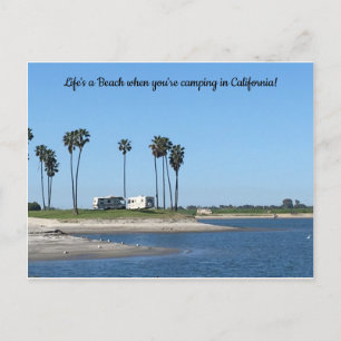 Mission Bay Beach, Kalifornien Postkarte
