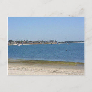 Mission Bay Sailboote Wasser Postkarte