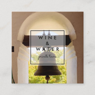 Mission Bells California Foto Reisen Tourismus Quadratische Visitenkarte