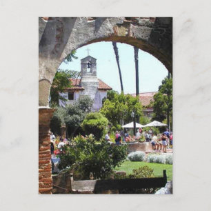 Mission Capistrano Church Arches Postkarte