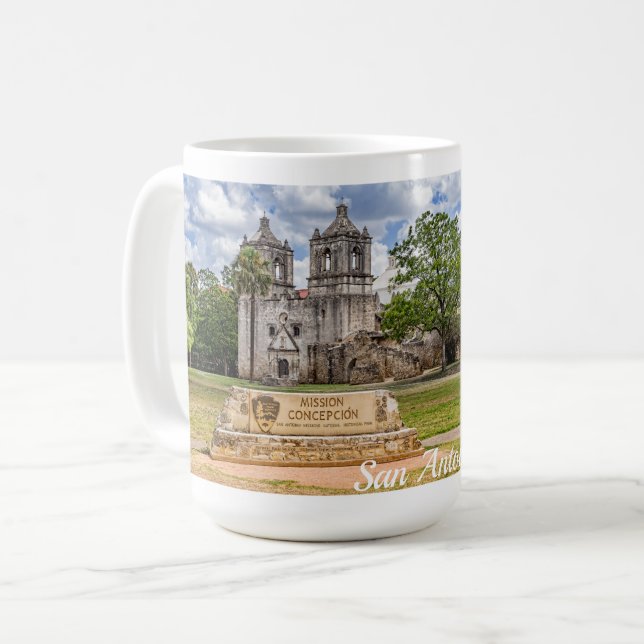 Mission Concepción, Sacred, Coffee Tasse (Vorderseite Links)