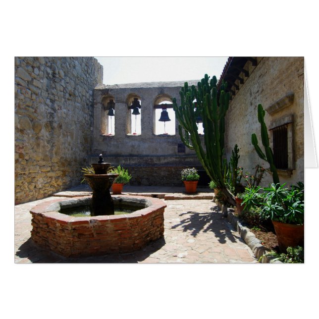 Mission Courtyard San Juan Capistrano (Vorderseite (Horizontal))