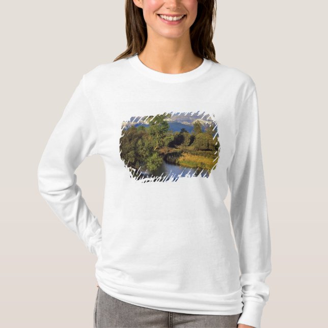 Mission Creek in der National Bison Range in T-Shirt (Vorderseite)