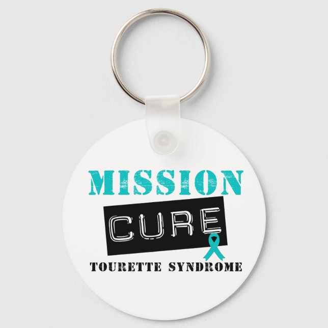 Mission Cure Tourette Syndrome Schlüsselanhänger (Vorderseite)