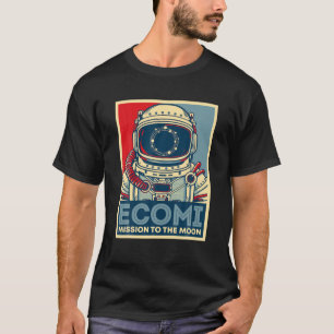 Mission der Ecomi zum OMI-Krypto des Mondes Astron T-Shirt