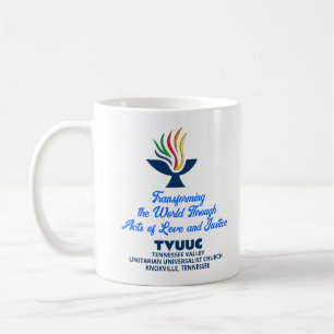 Mission des TVUC: Liebe und Justiz Kaffeetasse