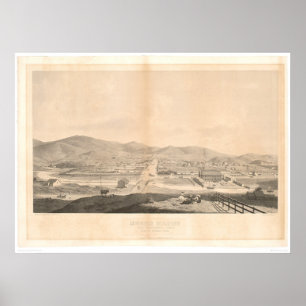 Mission Dolores, San Francisco 1860 (1097A) Poster