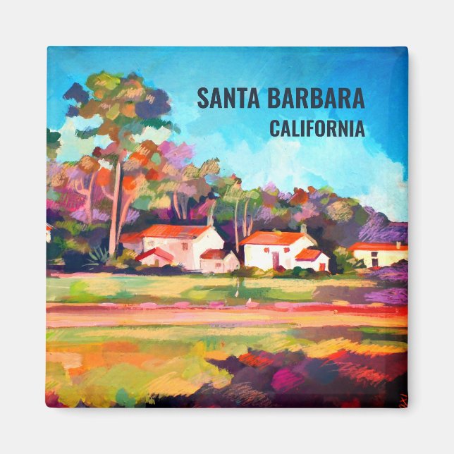 Mission Historischer Park Santa Barbara CA Magnet (Vorne)