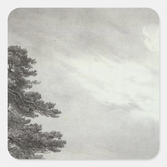 Mission in Kalifornien Quadratischer Aufkleber (Vorderseite)