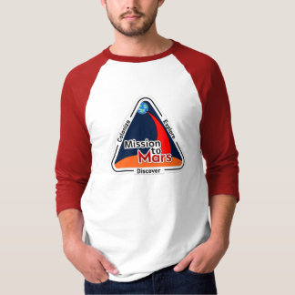 Mission in Mars - 3/4 Raglan T-Shirt
