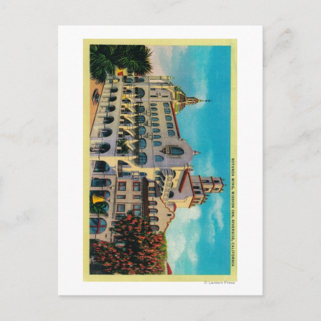 Mission Inn, Rotunda WingRiverside, CA Postkarte (Vorderseite)