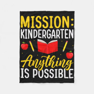 Mission Kindergarten Alles ist möglich Fleecedecke