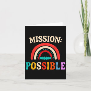 Mission Mögliche Motivierend Inspirationsschule Karte