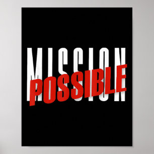 Mission Mögliche Motivierend Inspirationsschule Poster