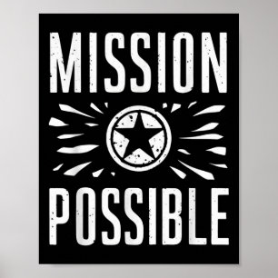 Mission Mögliche Motivierend Inspirationsschule Poster