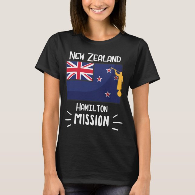 Mission Neuseelands Hamilton Mormon LDS T-Shirt (Vorderseite)