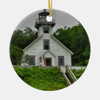 Mission Point Lighthouse Keramik Ornament