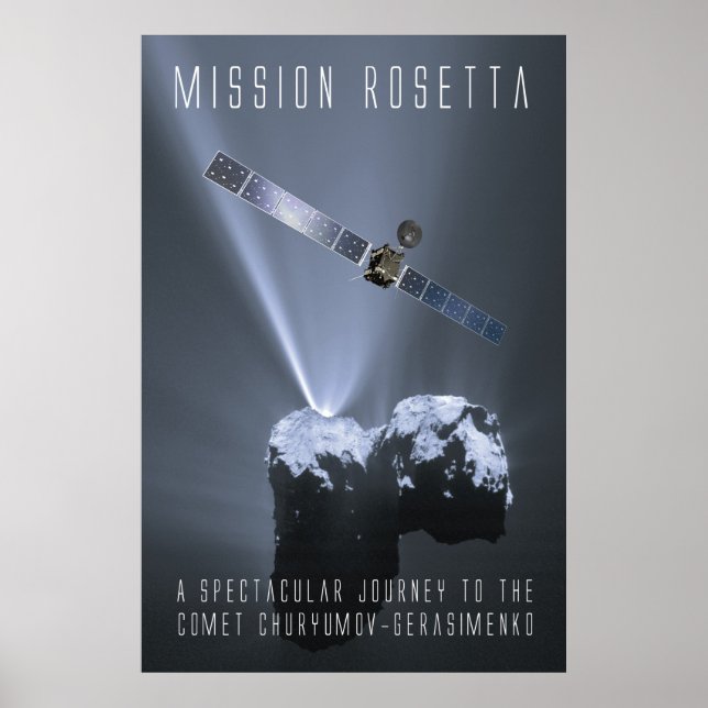 Mission Rosetta - Tribut an eine spektakuläre Reis Poster (Vorne)