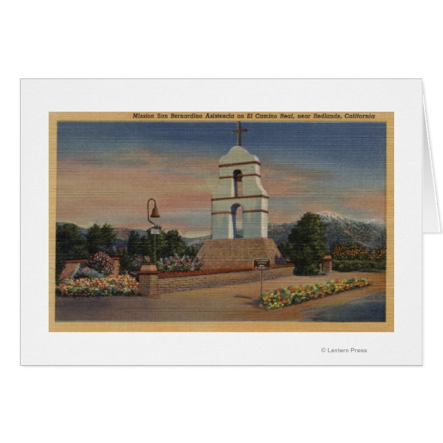 Mission San Bernardino Asistencia (Vorderseite (Horizontal))